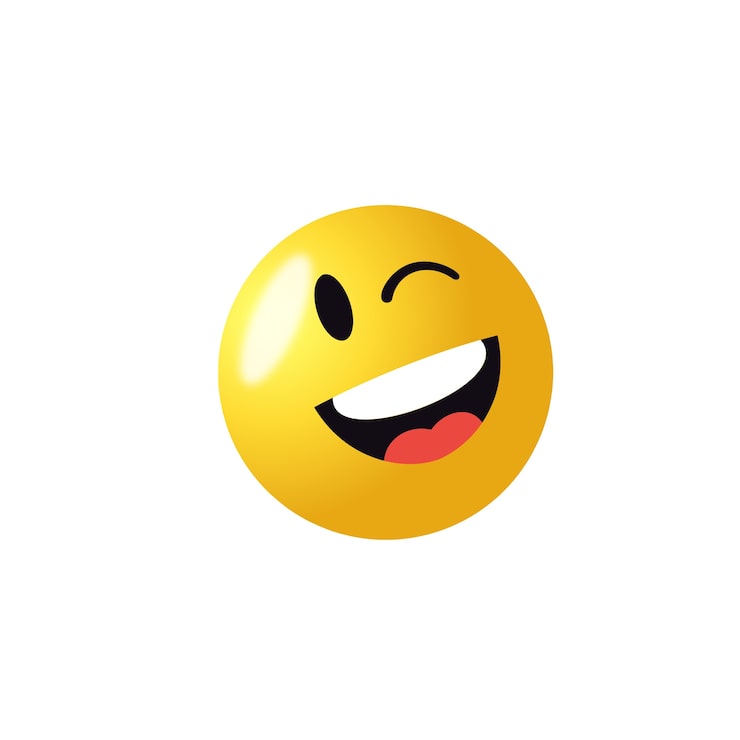 Gratis PSD 3d emoji isoleret