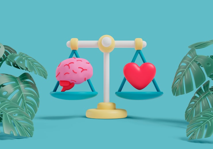 Gratis PSD 3d-gjengivelse av bakgrunn for balanse