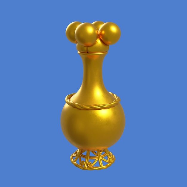 Gratis PSD 3d-ikon med traditionel colombiansk repræsentation