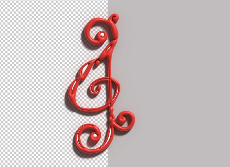 Gratis PSD 3d-illustrasjonsdesign for musikalsk teksting