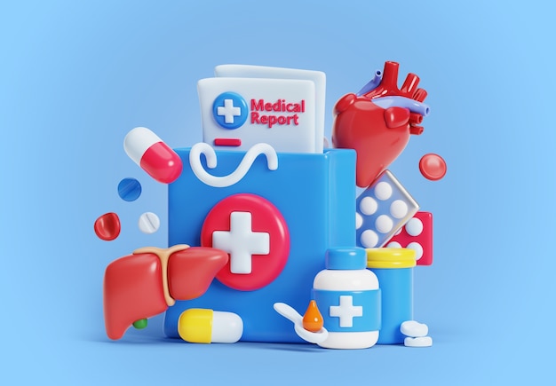 Gratis PSD 3d menneskelige kropsdele baggrund