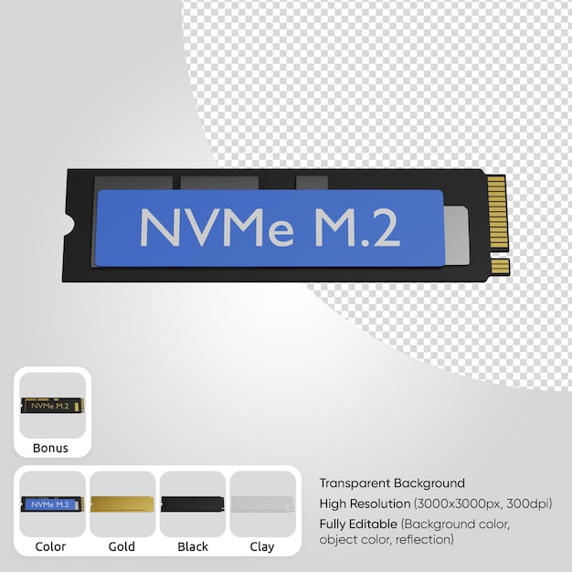 Gratis PSD 3d nvme ssd