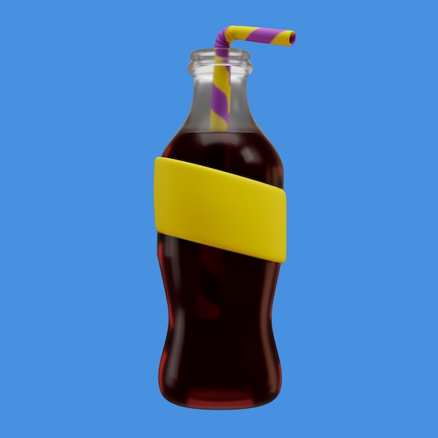 Gratis PSD 3d-rendera av restaurangmat