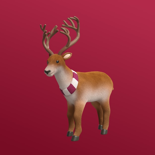 Gratis PSD 3d-rendering av vinterikon