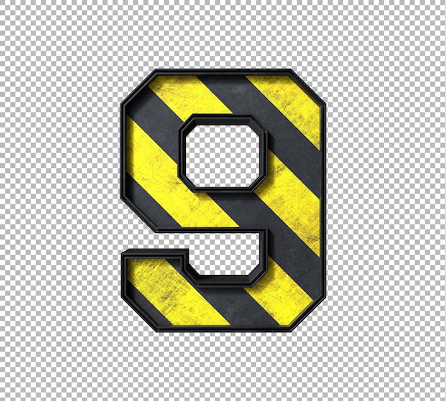 Gratis PSD 3d-rendering i industriel stil