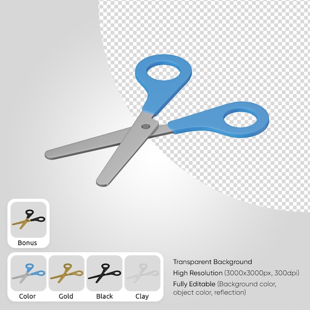 Gratis PSD 3d saks