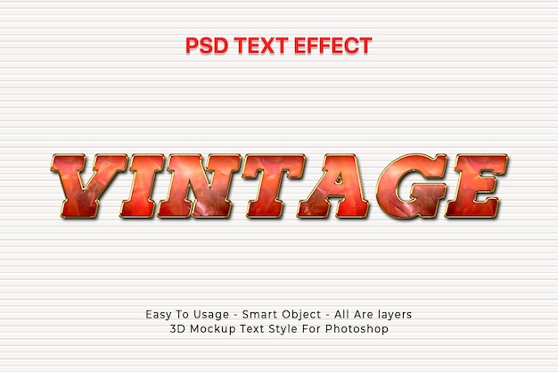Gratis PSD 3d-tekststileffekt