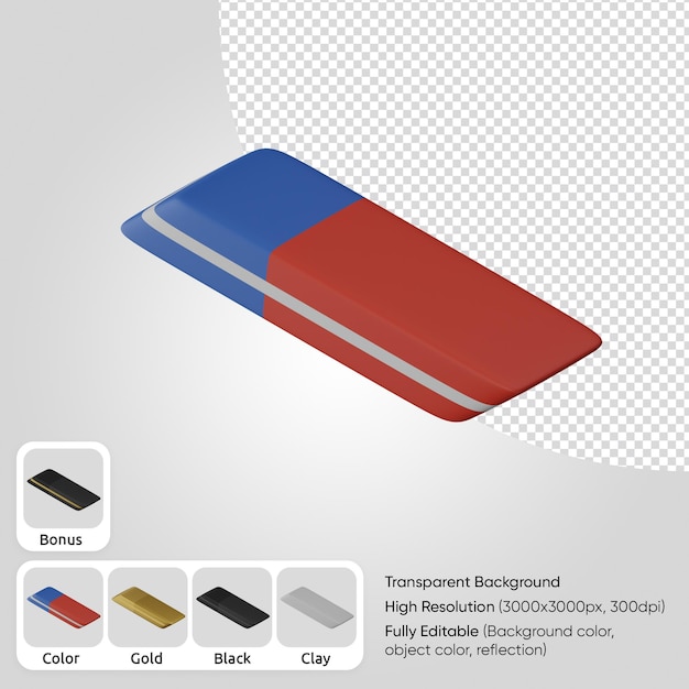 Gratis PSD 3d-viskelær