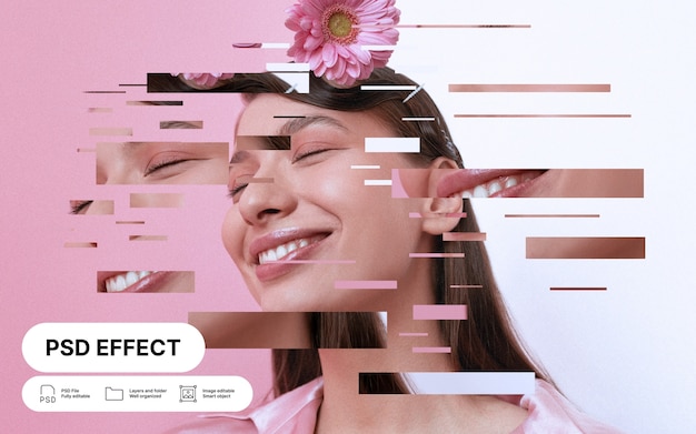 Gratis PSD abstrakt fotoeffekt