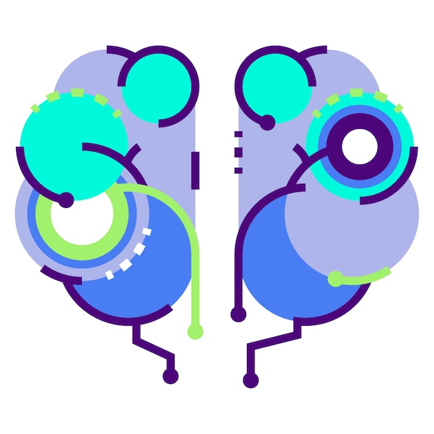 Gratis PSD ai-elementillustrasjon