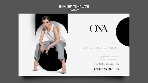 Gratis PSD bannerskabelon til modedesign