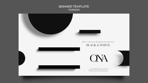 Gratis PSD bannerskabelon til modedesign
