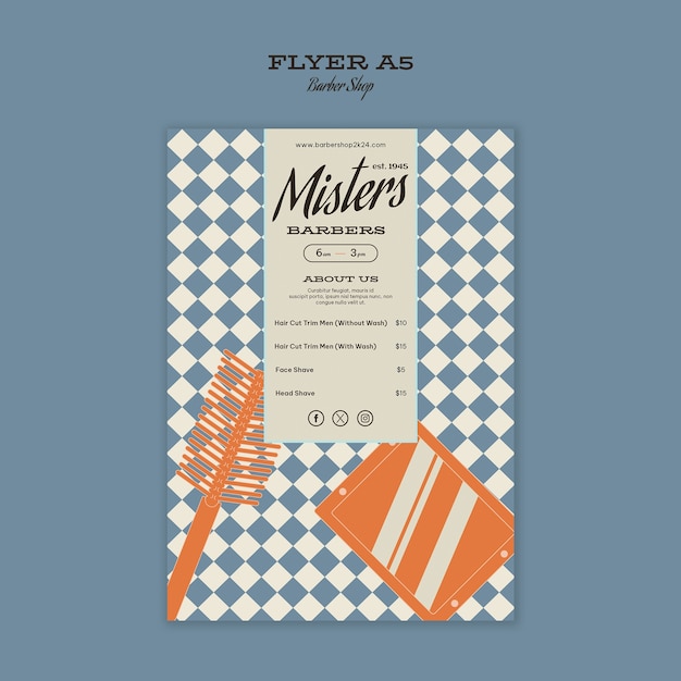 Gratis PSD barbermal-design