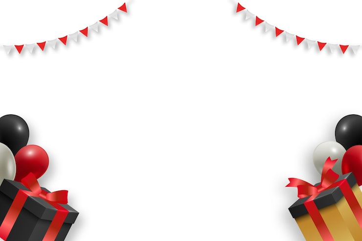 Gratis PSD black friday ramme isoleret