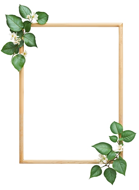 Gratis PSD bladram isolerad