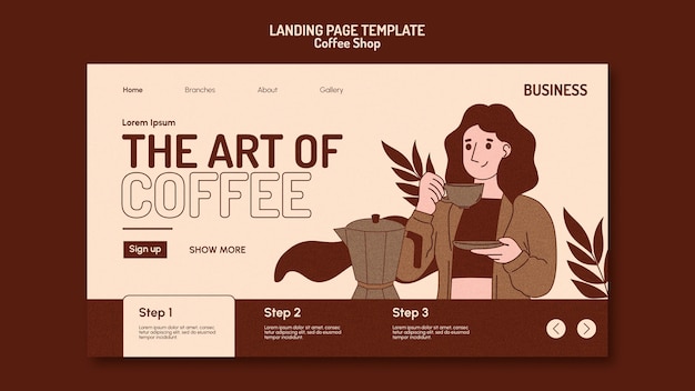 Gratis PSD business template design