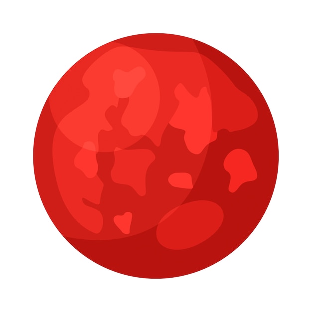 Gratis PSD cartoon planet illustration