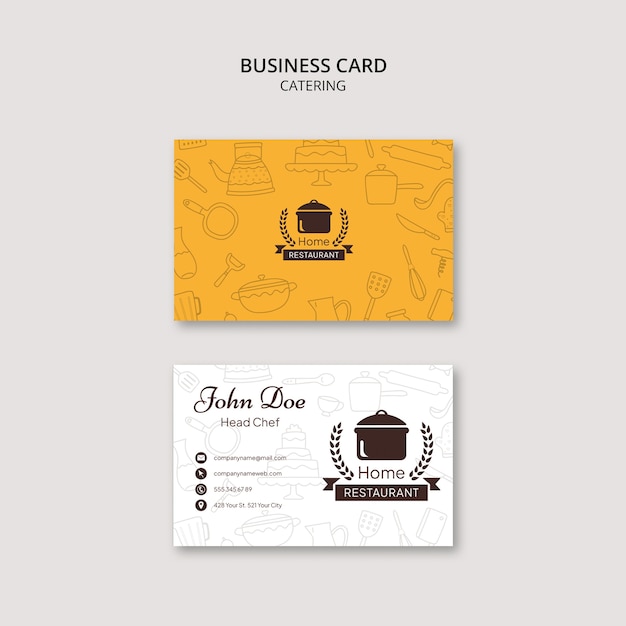 Gratis PSD catering-malldesign