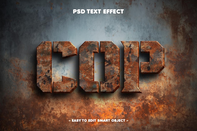 Gratis PSD cop redigerbar teksteffekt