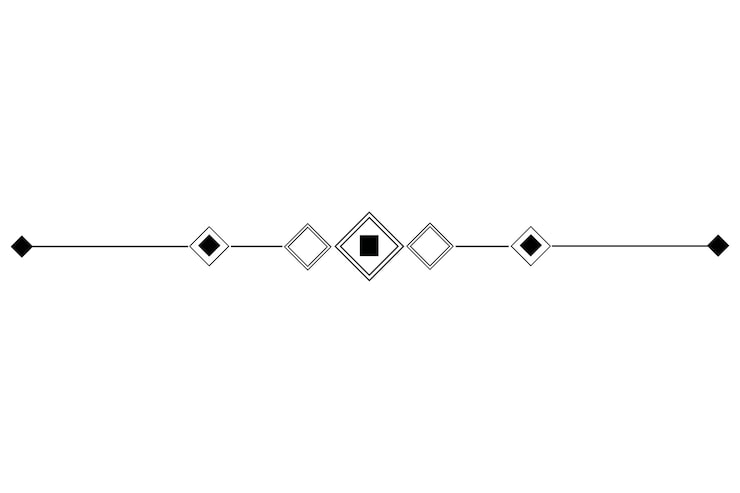 Gratis PSD dekorativ linjedelare-design
