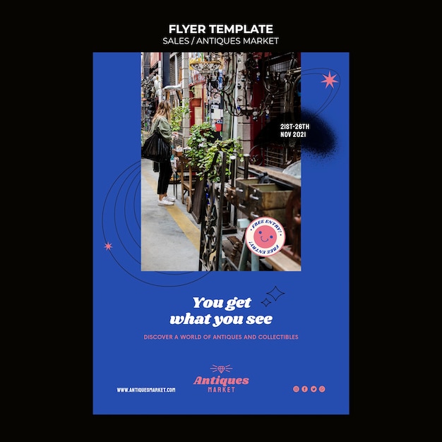 Gratis PSD designmal for salgsflyer