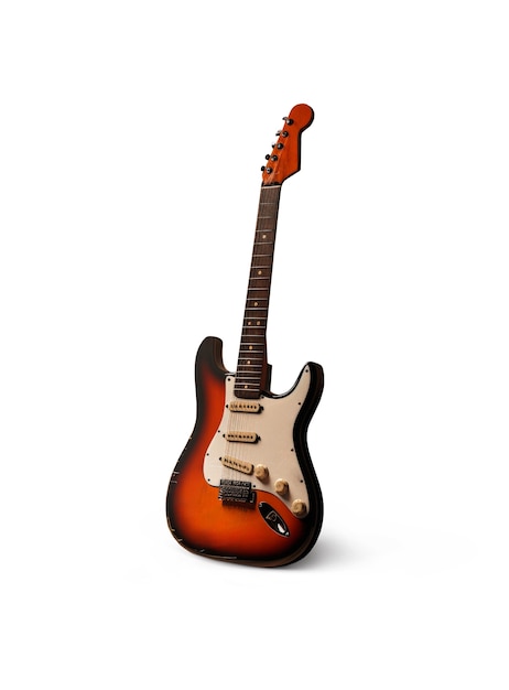 Gratis PSD elgitarr isolerad