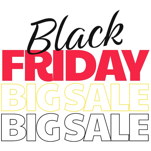 Gratis PSD etikettdesign för black friday