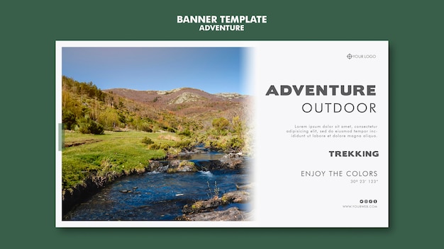 Gratis PSD eventyrbanner-mal