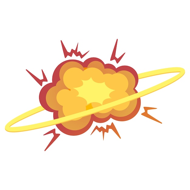 Gratis PSD explosionseffekt isolerad