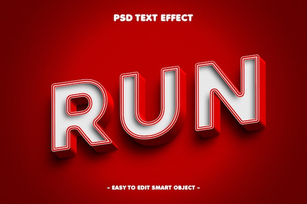 Gratis PSD fed teksteffekt
