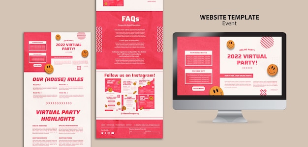 Gratis PSD flat design 2d og 3d mashup webdesign