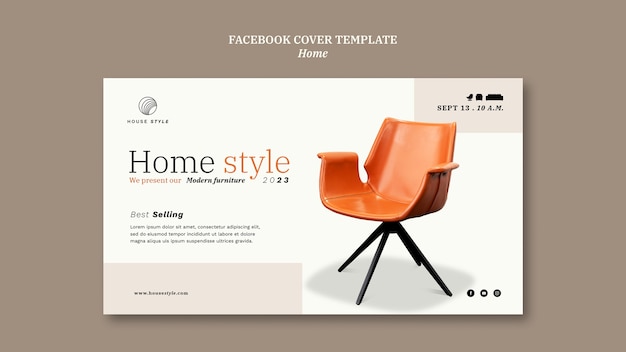 Gratis PSD flat design interiørdesign design