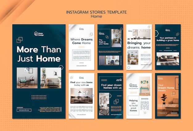 Gratis PSD flat design interiørdesignmal
