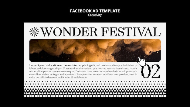 Gratis PSD flat design kreativitet mal