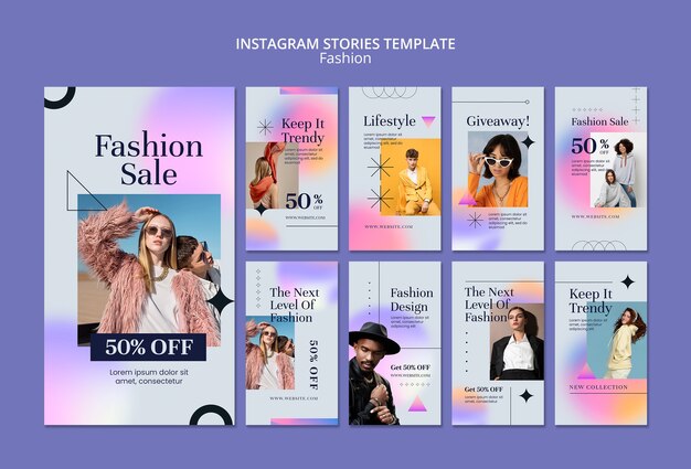 Gratis PSD flat design mode mall