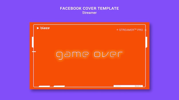 Gratis PSD flat design strømmemal