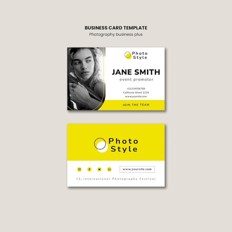 Gratis PSD flatt design fotografering mal