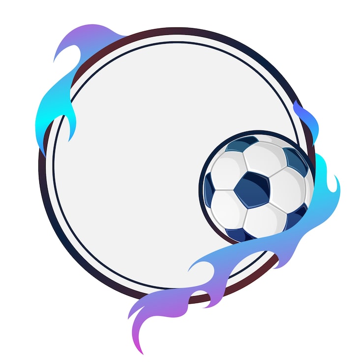 Gratis PSD fodbold ramme design