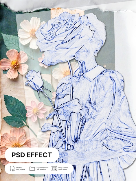 Gratis PSD fotopapperseffekt