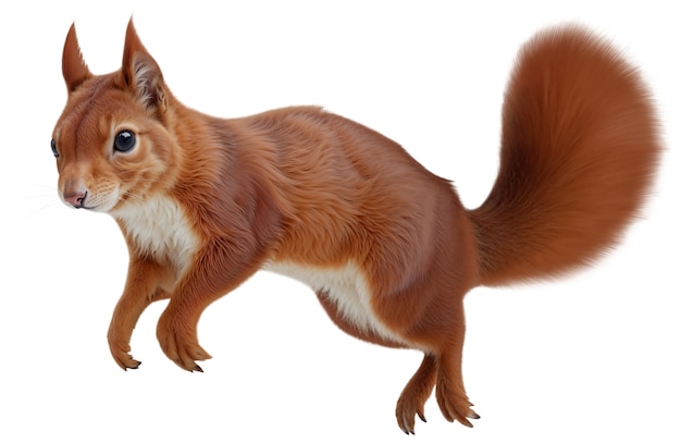 Gratis PSD fotorealistisk ekorn