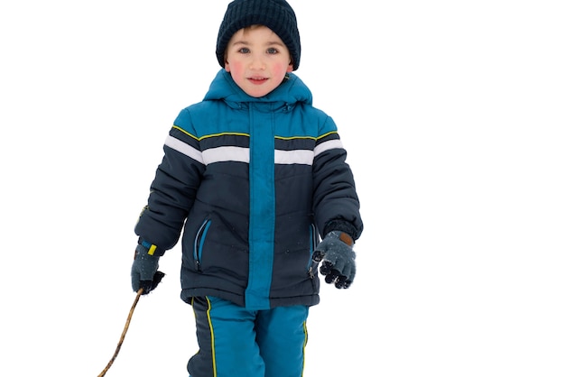 Gratis PSD framifrån barn som leker i snön
