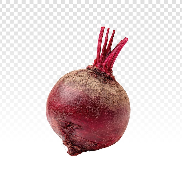 Gratis PSD frisk rå rødbede med stilke.