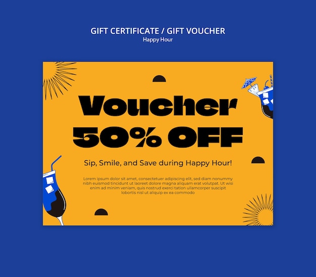 Gratis PSD gavekort til happy hour-fejring