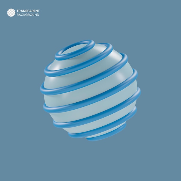 Gratis PSD geometriske figurer 3d gengivelsesform