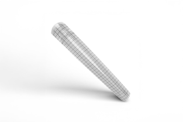 Gratis PSD gittermønstret cylindrisk objekt mockup