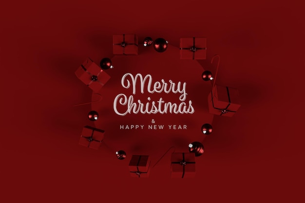 Gratis PSD god jul mal