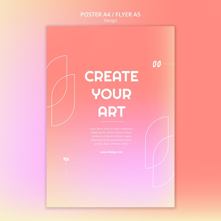 Gratis PSD gradient design mal
