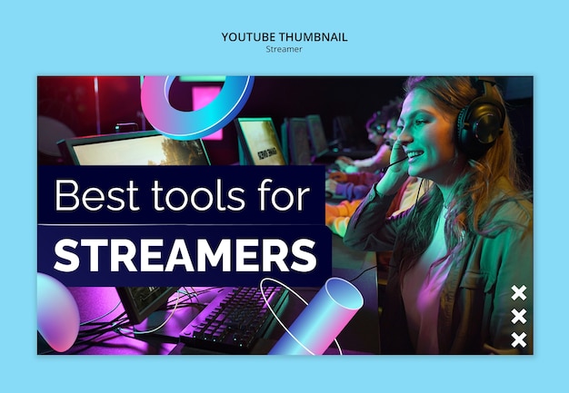 Gratis PSD gradient streaming hobby mal