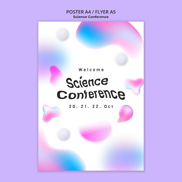 Gratis PSD gradient vitenskapsmal design