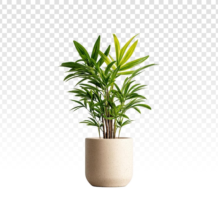 Gratis PSD grøn indendørs potteplante